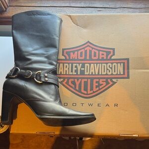 Harley-Davidson Women's Black Heeled Boots